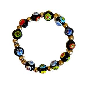Lovely Millefiori Bracelet Murano Italy